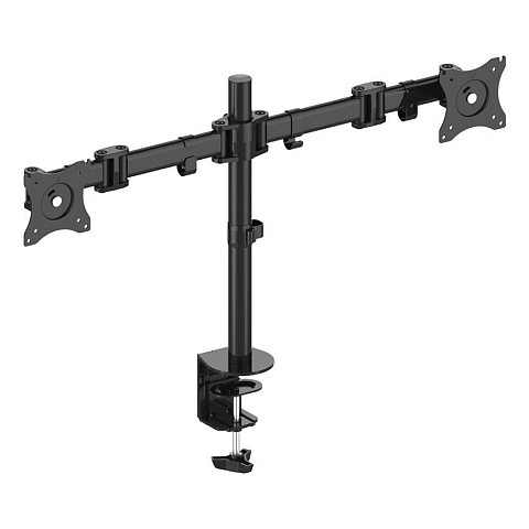 PureMounts PM-OFFICE-02 Flachbildschirm-Tischhalterung 68,6 cm (27") Tisch/Bank Schwarz