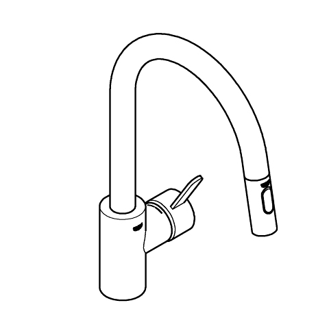GROHE 31481001 Badarmatur