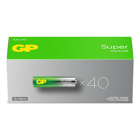 GP Batteries Super Alkaline GPSUP15A984S40 Haushaltsbatterie Einwegbatterie AA Alkali