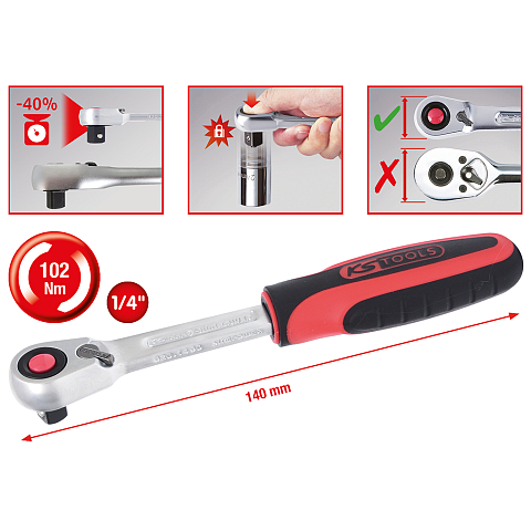KS Tools 920.1490 Ratschenschlüssel Chrom-Vanadium-Stahl 72 Stück(e)