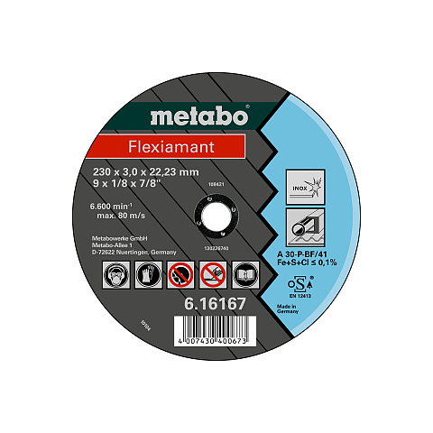 Metabo 616738000 Winkelschleifer-Zubehör Schneidedisk