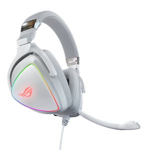 ASUS ROG Delta White Edition Kopfhörer Kabelgebunden Kopfband Gaming USB Typ-C Weiß