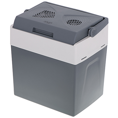 Adler AD 8078 Kühlbox 30 l Elektro Grau, Weiß