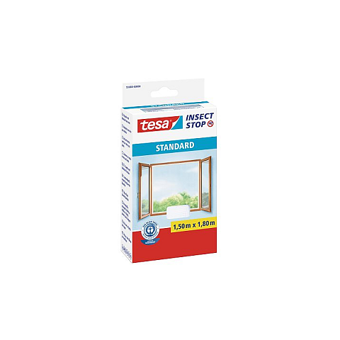 TESA 55680-00 Moskitonetz Fenster Weiß