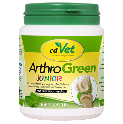 cdVet ArthroGreen Junior 80 g Katze / Hund Puder