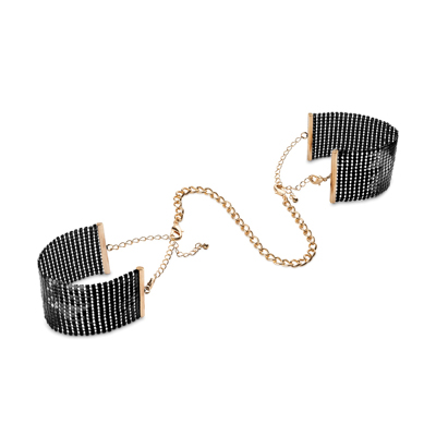 Bijoux Indiscrets Desir Metallique Bondage Handschellen Schwarz Metall