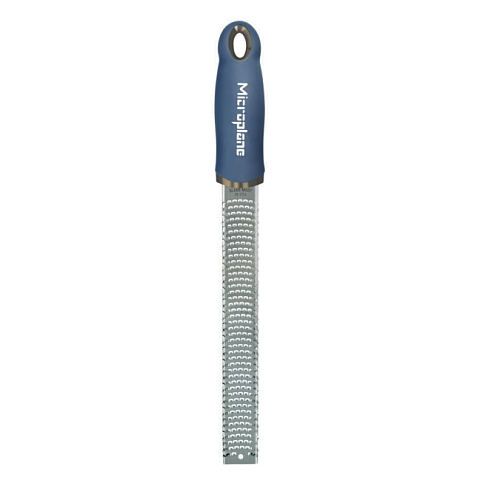 Microplane Zester Raspel-Reibe Blau, Edelstahl