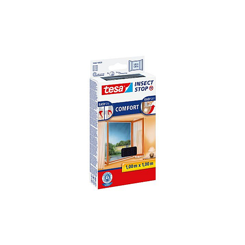 TESA 55667-21 Moskitonetz Fenster Anthrazit
