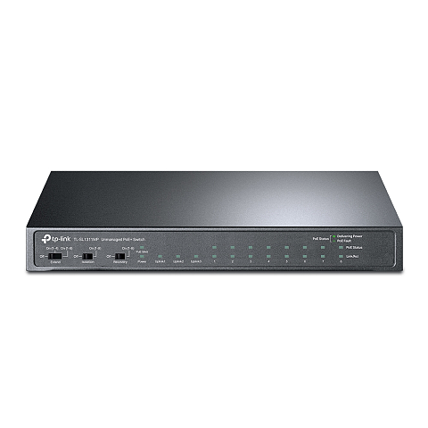 TP-Link TL-SL1311MP Netzwerk-Switch Unmanaged Fast Ethernet (10/100) Power over Ethernet (PoE) Schwarz