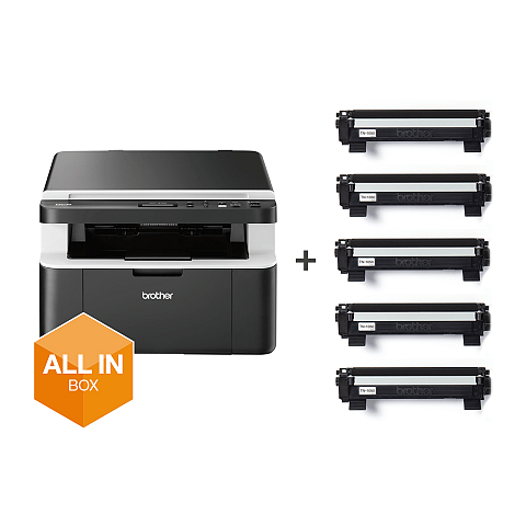 Brother DCP-1612WVB Multifunktionsdrucker Laser A4 2400 x 600 DPI 20 Seiten pro Minute WLAN