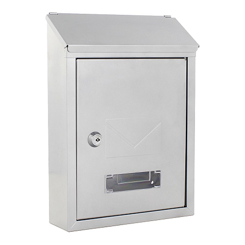 Rottner Udine Briefkasten Silber Wandmontierter Briefkasten Stahl