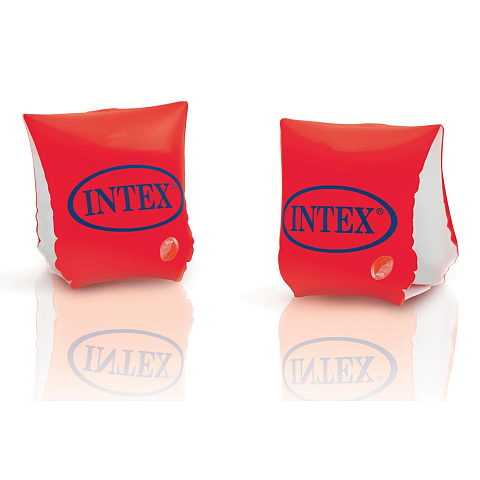 Intex 58642 Aufblasbares Spielzeug für Pool & Strand Orange Muster Vinyl