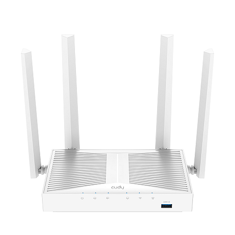Cudy WR1300S WLAN-Router Gigabit Ethernet Dual-Band (2,4 GHz/5 GHz) Weiß