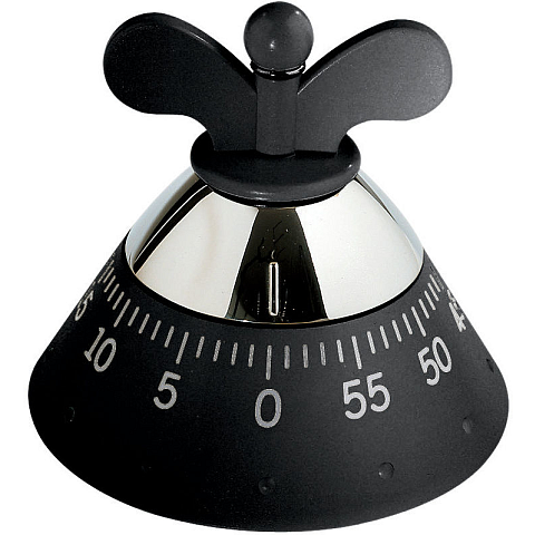 Alessi A09 B Küchen-Timer Schwarz