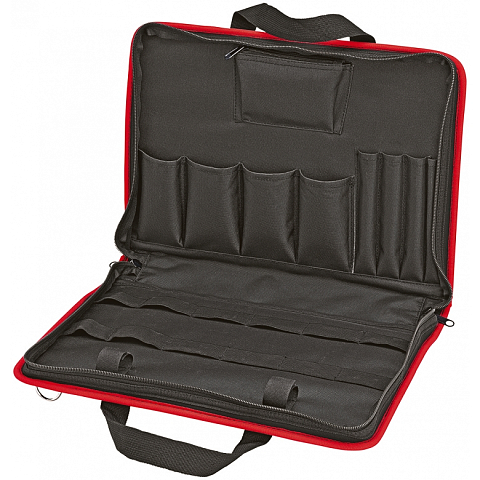 Knipex 00 21 11 LE Werkzeugkoffer Schwarz, Rot Polyester