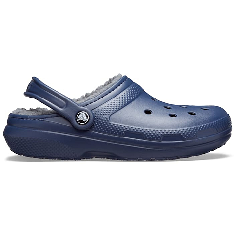 Crocs Classic Lined Clog Clogs Unisex Blau, Grau
