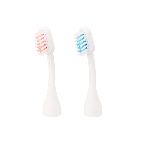 Emmi-dent 65107 Elektrischer Zahnbürstenkopf 2 Stück(e) Blau, Pink, Weiß