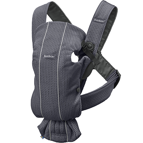 BabyBjorn 021013 Weiche Babytrage Baumwolle, Elastan, Stoff, Polyester Anthrazit
