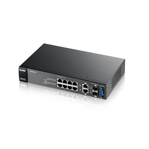 Zyxel GS2210-8 Managed L2 Gigabit Ethernet (10/100/1000) Schwarz