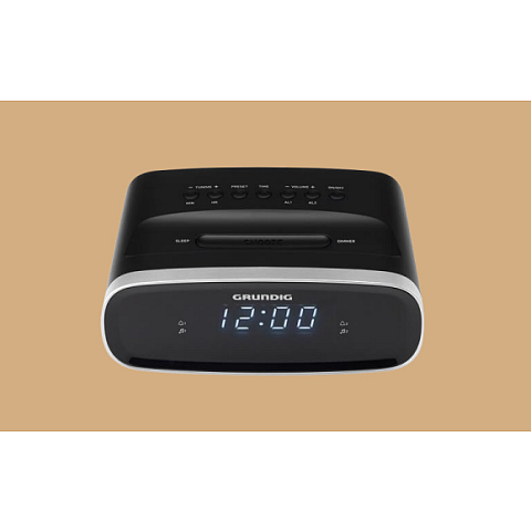 Grundig GPR1230 Uhr Schwarz