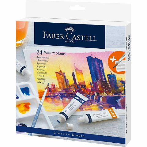 Faber-Castell 169624 Bastel- & Hobby-Farbe Aquarelllack 9 ml 24 Stück(e)