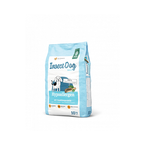 Green Petfood InsectDog Hypoallergen 10 kg Adult Kartoffel
