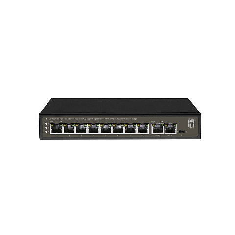 LevelOne FGP-1031 Netzwerk-Switch Unmanaged Gigabit Ethernet (10/100/1000) Power over Ethernet (PoE) Schwarz