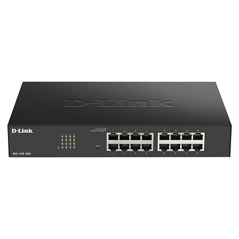 D-Link DGS-1100-24PV2 Managed L2 Gigabit Ethernet (10/100/1000) Power over Ethernet (PoE) Schwarz