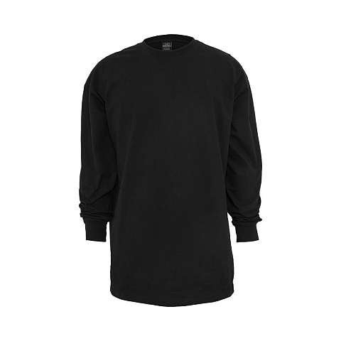 Urban Classics Tall Tee L/S T-Shirt Rundhals Langärmlig Baumwolle, Viskose