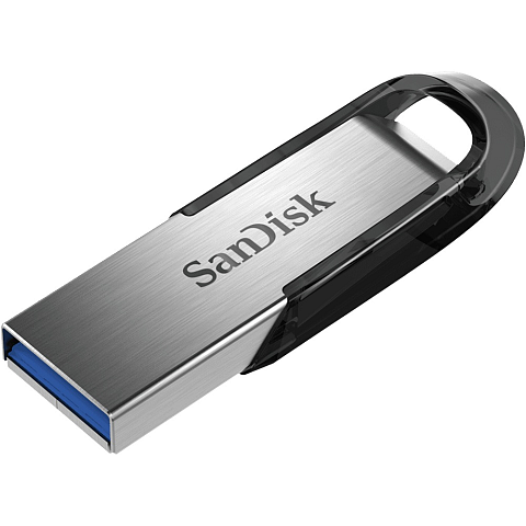 SanDisk ULTRA FLAIR USB-Stick 128 GB USB Typ-A 3.2 Gen 1 (3.1 Gen 1) Schwarz, Silber