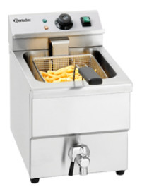 Bartscher IMBISS I Einzelbild 8 l Eigenständig 3250 W Fritteuse Edelstahl