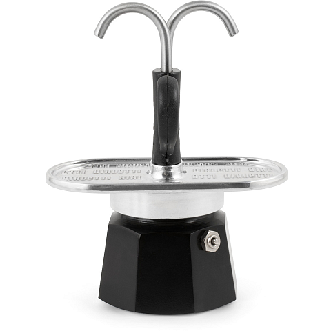 Bialetti Mini Express Mokka-Kanne 0,09 l Schwarz