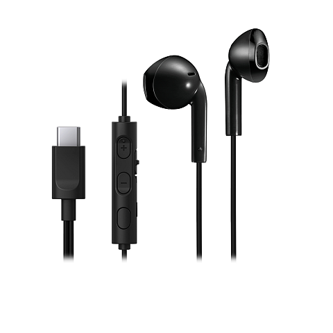 JVC HA-FR17UC Kopfhörer Kabelgebunden im Ohr Anrufe/Musik USB Typ-C Schwarz