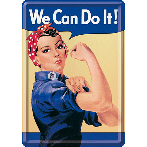 Nostalgic Art We can do it Standard-Grußkarte Herzlichen Glückwunsch 1 Stück(e)