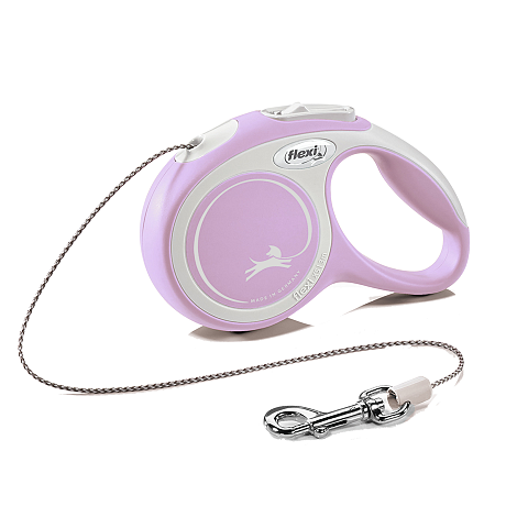 Flexi New Comfort XS 3 m Pink Hund Rückziehbare Leine