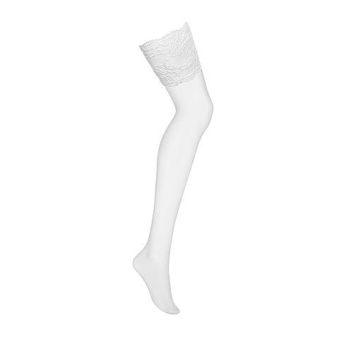 Obsessive 810-STO-2 S/M Strumpfhose/Strumpf Transparent, Weiß