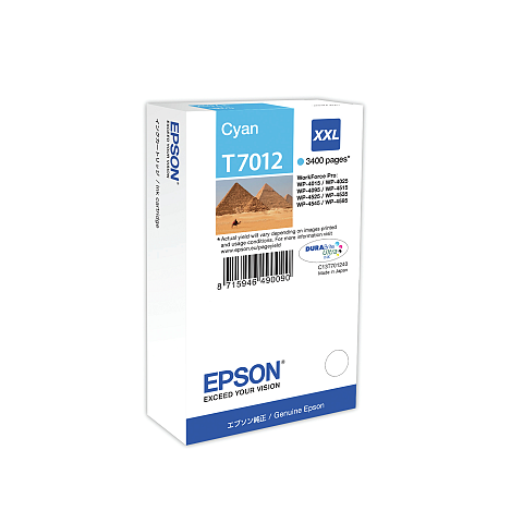 Epson Tintenpatrone XXL Cyan 3.4k