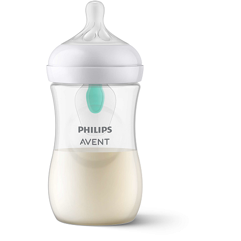 Philips AVENT Natural Response SCY673/01 Babyflasche mit AirFree Ventil 260ml, Sauger 3