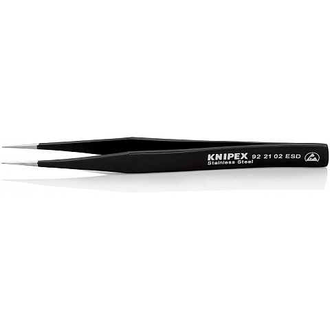 Knipex 92 21 02 ESD Industriepinzette Edelstahl