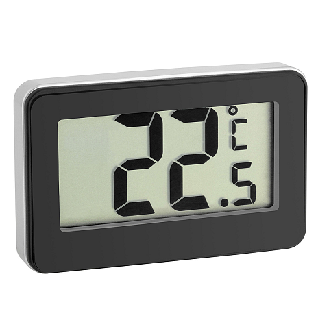 TFA-Dostmann 30.2028.01 Umgebungsthermometer Elektronisches Umgebungsthermometer Drinnen Schwarz