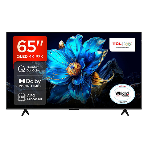 TCL 65P7K-UK Fernseher 165,1 cm (65") 4K Ultra HD Smart-TV WLAN Metallisch 350 cd/m²