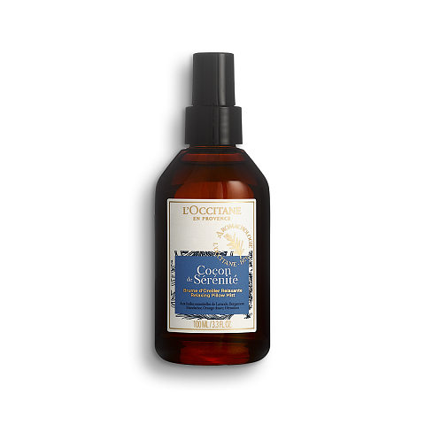 L'Occitane Relaxing Pillow Mist Aromaessenz 100 ml Geranium, Lavendel, Orange