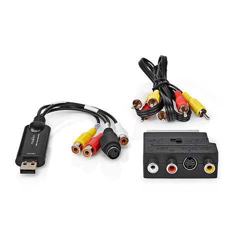 Nedis VGRRU101BK Video-Aufnahme-Gerät USB 2.0