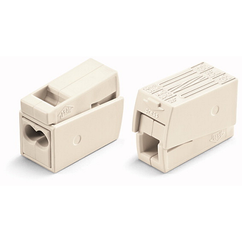 Wago 224-112 Anschlussblock 1P Weiß