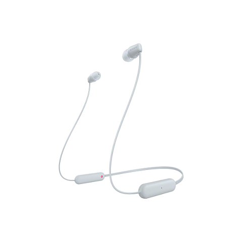 Sony WI-C100 Kopfhörer Kabellos im Ohr Anrufe/Musik Bluetooth Weiß