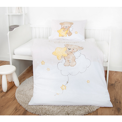 HERDING babybest® Bettwäsche - Kleiner Schutzengel - flanell