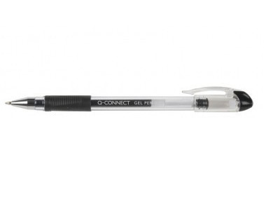 Q-CONNECT KF21716 Gelstift Ultrafein Verschlossener Gelschreiber Schwarz 10 Stück(e)