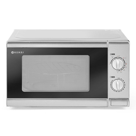 Hendi 281710 Mikrowelle Edelstahl Grill-Mikrowelle Arbeitsplatte 20 l 700 W