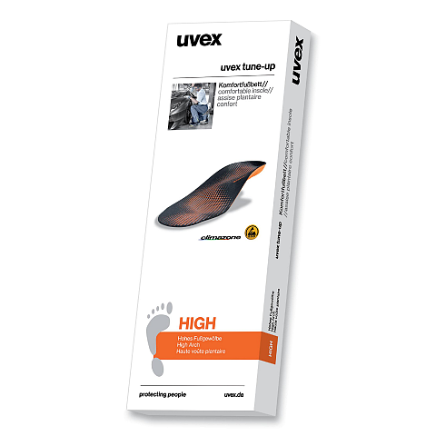 Uvex 9528951 Schuheinlage Erwachsener Schwarz, Orange