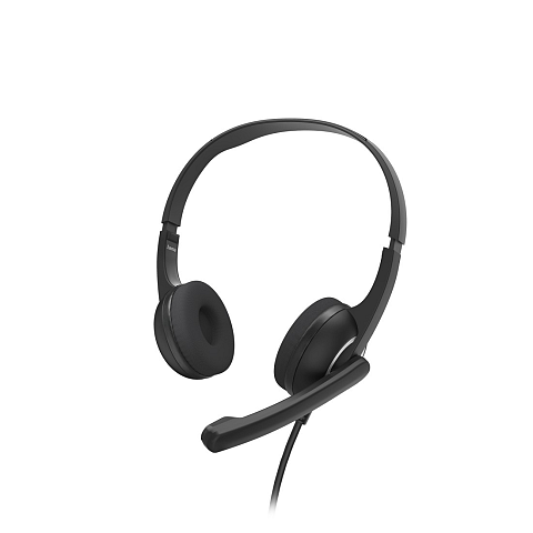 Hama HS-USB250 V2 Kopfhörer Kabelgebunden Kopfband Büro/Callcenter USB Typ-A Schwarz